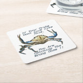 Krebse fangen, lustige Untersetzer (angewinkelt)