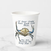 Krebse fangen, Party fesseln Pappbecher (Vorderseite)