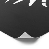 Krebse Fischzüchter Fleisch von Fleischschnitzeln  Poster (Ecke)