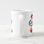 Krebse got? Sprichwort Red Crabs Spaß Jumbo-Tasse (Rückseite)