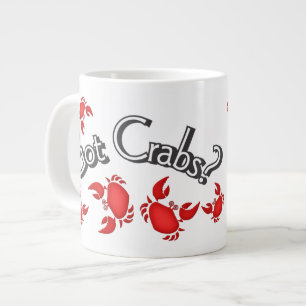Krebse got? Sprichwort Red Crabs Spaß Jumbo-Tasse