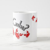 Krebse got? Sprichwort Red Crabs Spaß Jumbo-Tasse (Vorderseite)
