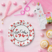 Krebse got? Sprichwort Red Crabs Spaß Pappteller (Party)