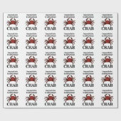 Krebse Ich Behielt mich aktiv, indem ich auf der S Geschenkpapier (Flach)