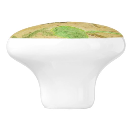 Krebse Keramikknauf (Seitenansicht)