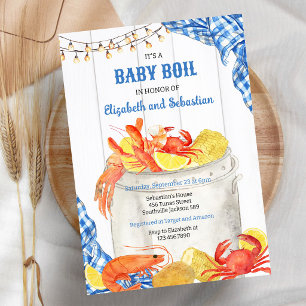Krebse Kochen Baby Shower Einladung