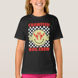 Krebse Kocher-Crew Krebssaison Krebs-Gesicht T-Shirt