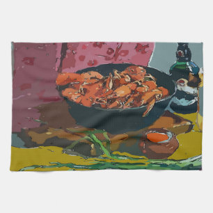 Krebse, Krautfisch Handtuch