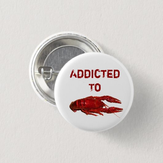 Krebse/Langu/Crawfish/Crawdad-Artikel Button (Vorne & Hinten)