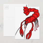 Krebse Postkarte (Vorne/Hinten)