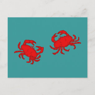 Krebse Postkarte