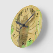 Krebse Runde Wanduhr (Winkel)