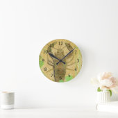 Krebse Runde Wanduhr (Zuhause)