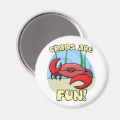 Krebse sind Fun Magnet (Vorderseite/Rückseite)