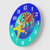 Krebse & Starfish - Uhr (Winkel)