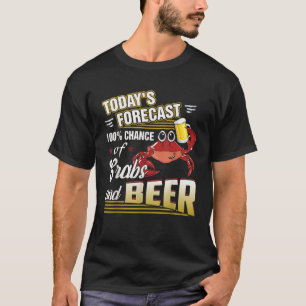 Krebse und Bier Chesapeake Blue Crabbing Männer Fr T-Shirt