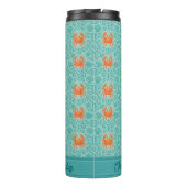 Krebsen Sie Ihren Kaffee und haben Sie einen schön Thermosbecher (Rückseite)