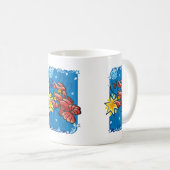 Krebserkrabbe am Nachthimmel Kaffeetasse (VorderseiteRechts)