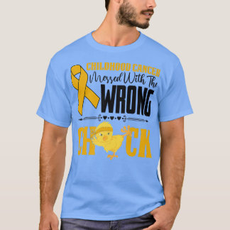 Krebserkrankung bei Kindern mit falschem Kick T-Shirt