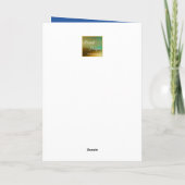 Krebserkrankung Geburtskarte Feiertagskarte (Rückseite)