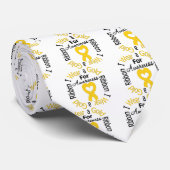 Krebserkrankung im Kindesalter zur Sensibilisierun Krawatte (Gerollt)