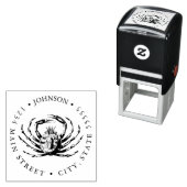 Krebserkrankung mit dem Rückgabesiegel "Claws" Permastempel (Beispiel)