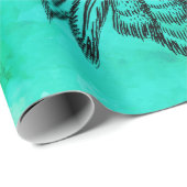 Krebserkrankung (Sea Life) (Unterwasser) Vintage I Geschenkpapier (Rolleneckpunkt)