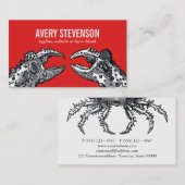 Krebserkrankung Visitenkarte (Vorne/Hinten)