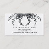 Krebserkrankung Visitenkarte (Rückseite)