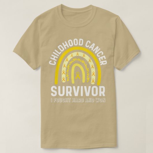 Krebserkrankungen bei Kindern Ende des Chemo-Kampf T-Shirt (Design vorne)