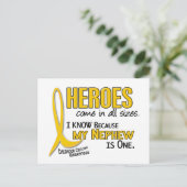 Krebserkrankungen im Kindesalter - alle Größen 1 N Postkarte (Stehend Vorderseite)