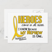 Krebserkrankungen im Kindesalter - alle Größen 1 N Postkarte (Vorne/Hinten)