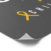 Krebserkrankungen im Kindesalter: Unterstützung vo Poster (Ecke)