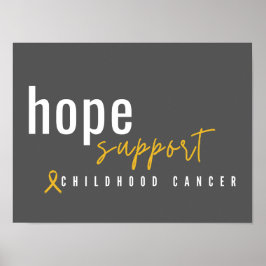 Krebserkrankungen im Kindesalter: Unterstützung vo Poster