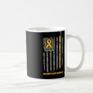 Krebsflagge Kinder-Krebsbewusstsein Kaffeetasse