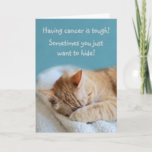 Krebsförderung Brave Kitty wird gut Karte (Vorderseite)