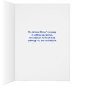 Krebsfrei bringt mich Joy Blue Larkspur (Innen (Rechts))