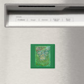 Krebsgedicht "Grüne Engel-Art"-Magnete Magnet (In Situ (Geschirrspüler))