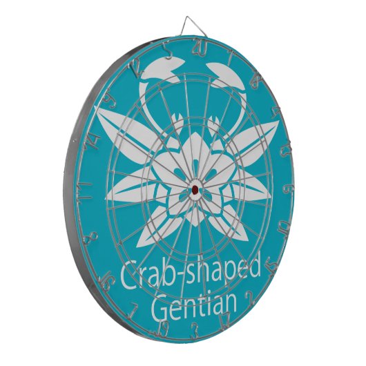 Krebsgenzian Dartscheibe (Vorderseite Links)