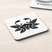 Krebsgenzian Getränkeuntersetzer (Linke Seite)