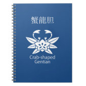 Krebsgenzian Notizblock (Vorderseite)