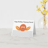 Krebsgeschmack Geburtstagskarte Karte (Gelbe Blume)