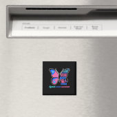 Krebsgeschmetterling - Schilddrüsenüberlebensmitte Magnet (In Situ (Geschirrspüler))