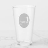 Krebsglas Glas (Rückseite)