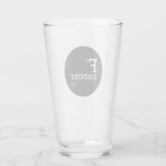 Krebsglas Glas (Rückseite)