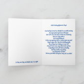 Krebsheilbegehren mit der Caleb-Karte Karte (Innenseite)