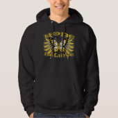Krebshoffen im Kindesalter glaubt Schmetterling Hoodie (Vorderseite)