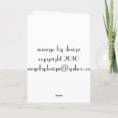 Krebskarte Karte (Rückseite)