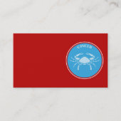 Krebskarte Visitenkarte (Vorderseite)