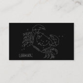 Krebskarte Visitenkarte (Rückseite)